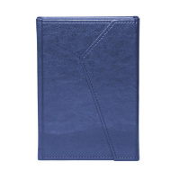 Ежедневник недатированный Attache Magnet синий, А5, 180 листов, искусственная кожа