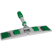 Держатель МОПа универс/зажимы, пластик LuscanProf  50х11см, серый/зеленый