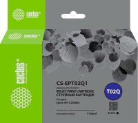 Картридж струйный Cactus CS-EPT02Q1 T02Q черный пигментный (1084мл) для Epson WorkForce Enterprise W