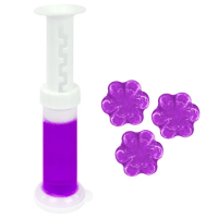 Диски гелевые, освежитель и очиститель для унитаза / писсуара, 8 дисков 44 г, LAIMA, 'Лаванда', шпри