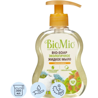 Жидкое мыло с дозатором Biomio Bio-Soap 300мл, с маслом абрикоса