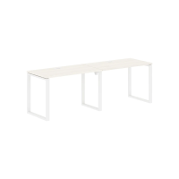 Стол 2-х местный EQWST 2367 Ясень Траун/Белый 2326х670х750 EDIS