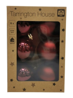Tarrington House Набор шаров бордовый 6см, 6шт