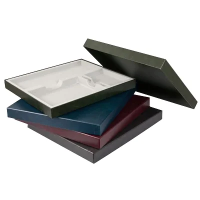 Коробка под ежедневник Brunnen бордовая, 37.8х34.7см, на 3 изделия