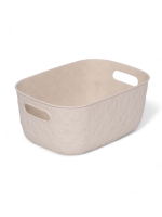 Корзина для хранения Curver Softex S кремовая 4л, 26.5 x 19.1 x 11см