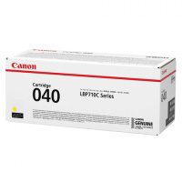 Картридж лазерный CANON (040Y) i-SENSYS LBP710Cx/LBP712Cx, оригинальный, желтый, ресурс 5400 страниц