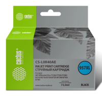 Картридж струйный CACTUS (CS-L0R40AE) для HP OfficeJet 8210/8218/8720/8725/8730, черный, ресурс 3000