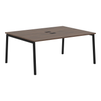 Стол 2-х местный ELWST 1713 Дуб Денвер тёмный/Черный 1760х1346х750 EDIS