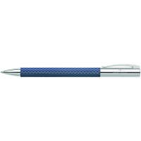 Ручка шариковая Faber-Castell 'Ambition OpArt Deep Water', черная, 1,0мм, поворот., корпус глубокий