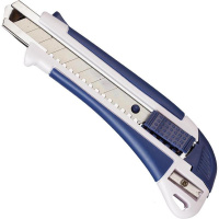 Канцелярский нож Attache Selection 18мм, с точилкой, синий