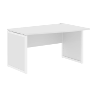 Стол эргономичный XQPCT 149(R) Белый/Белый 1400х900х750 XTEN-QP