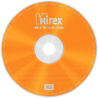 Диск DVD+R Mirex 4.7 Гб, 16x, Cake, UL130013A1B, 50шт/уп