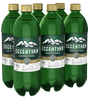 Вода Ессентуки №17 минеральная газированная, 750мл x 6 шт
