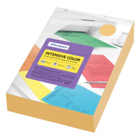 Цветная бумага для принтера Officespace Intensive Color A4, оранжевая, 500 листов, 80г/м2
