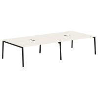 Стол 4-х местный ELWST 3516 Ясень Траун/Черный 3526х1606х750 EDIS