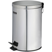 УЦЕНКА-Ведро-контейнер для мусора (урна) OfficeClean Professional,  5л, нержавеющая сталь, хром