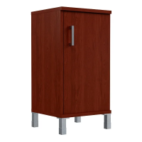 Шкаф-колонка низкий Skyland Born B411.2, бургунди, 475х450х920мм, с дверью ДСП, правый