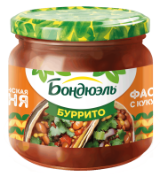 Фасоль красная Бондюэль с кукурузой буррито, 425мл