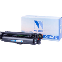 Картридж лазерный Nv Print CF361XC, голубой, совместимый