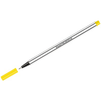 Ручка капиллярная Luxor Fine Writer 045 желтая, 0.45мм, белый корпус