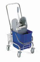 Тележка Sting 25 (1*25 л) TTS,   хромир. с U-образной хром.ручкой и отжимом Tec, 00006072