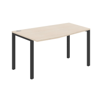 Стол эргономичный XS6CT 149(L) Бук Тиара/Антрацит 1400х900х750 XTEN-S60