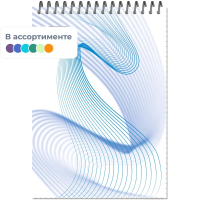 Блокнот Attache Forma ассорти, А5, 60 листов, в клетку, на спирали