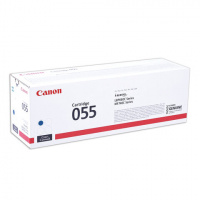 Картридж лазерный CANON (055C) для LBP663/664/MF742/744/746, голубой, оригинальный, ресурс 2100 стра