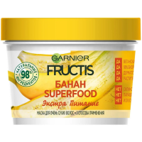 Маска для волос Garnier Fructis Superfood Банан 3в1 питательная для очень сухих волос, 390мл