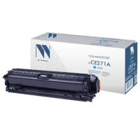 Картридж лазерный NV PRINT (NV-CE271A) для HP CP5525dn/CP5525n/M750dn/M750n, голубой, ресурс 15000 с