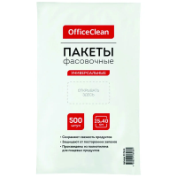 Пакеты фасовочные (500шт.) OfficeClean, ПНД, 25*40см, 7мкм,  евроупаковка