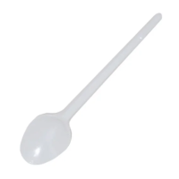 Ложка одноразовая чайная Взлп белая, 12.5см, 100шт/уп