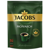 Кофе растворимый JACOBS 'Monarch', сублимированный, 210 г, мягкая упаковка, 8052808