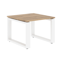 Стол журнальный ECT 6060 Дуб Денвер светлый/Белый 600х600х450 ENIO