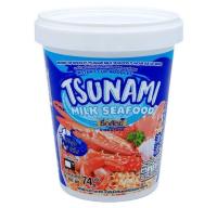 Лапша быстрого приготовления Sue Sat Tsunami Сливочный суп с морепродуктами, 70г