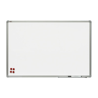 Доска магнитно-маркерная 2x3 Office 100x200см, белая, лаковая, алюминиевая рамка