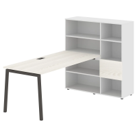 Рабочая станция ELRST 1217 Ясень Траун/Мокко 2190х1250х1355 EDIS