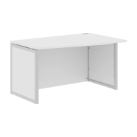 Стол эргономичный XQPCT 149H(R) Белый/Алюминий 1400х900х750 XTEN-QP