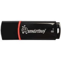 USB флешка Smart Buy Crown 8Gb, 10/5 мб/с, черный