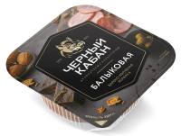 Колбаса Черный кабан Балыковая варено-копченая нарезка, 190г