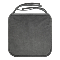 Tarrington House Подушка для мебели темно-серая с завязками, 38 x 38см