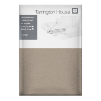 Tarrington House Пододеяльник латте трикотаж на молнии, 200 x 210см