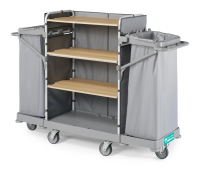 Тележка для отелей серия GREEN HOTEL 925 TTS, с 2мя держателеми мешка 120л, 0H003925