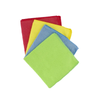 Салфетка хозяйственная Merida Classic СМ005, 35х35см, набор 4 цвета, микрофибра, 4шт/уп