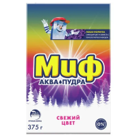 Стиральный порошок Миф Свежий цвет, 375г, для ручной стирки