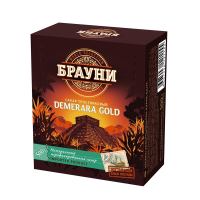 Сахар Мистраль Брауни Light Demerara кусковой, коричневый нерафинированный, 500г