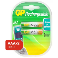 Аккумулятор Gp AAA/HR03, 650мАh, 2шт/уп