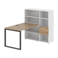 Рабочая станция EQRST 1213 Дуб Денвер светлый/Мокко 1790х1250х1355 EDIS