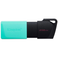 USB флешка Kingston DataTraveler Exodia M 256 Гб, черный/зеленый, USB 3.2, DTXM/256GB