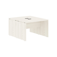 Стол двойной ED2ST 1167 Ясень Траун/Черный 1160х1346х750 EDIS